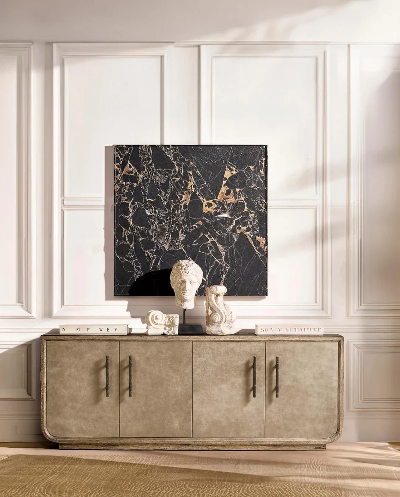 Stone Ridge Leather Credenza Light