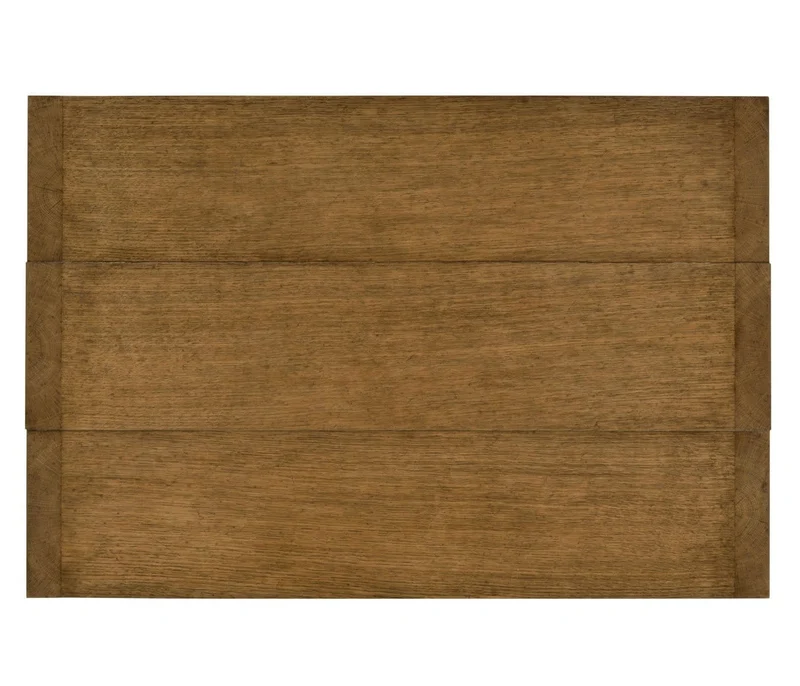 Rectangular Coffee Table Brushed Medium Brown Oak - Low