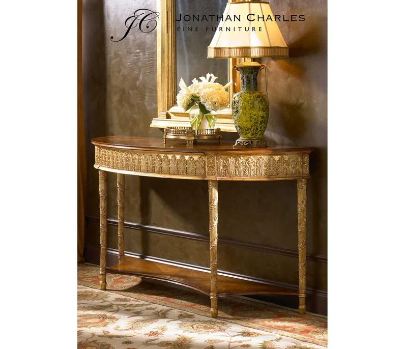 Demilune Console Table Neoclassical - Large