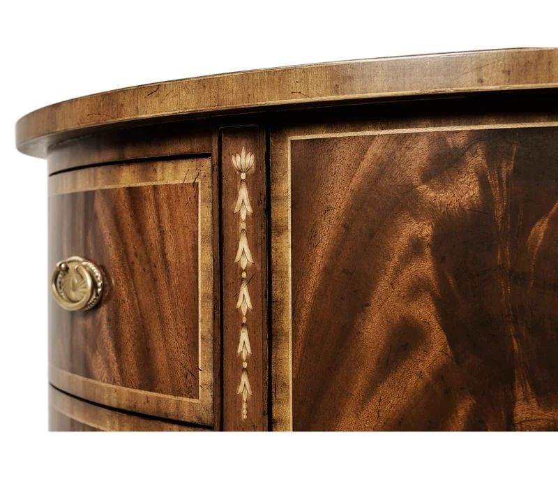 Demilune Chest of Four Drawers Georgian