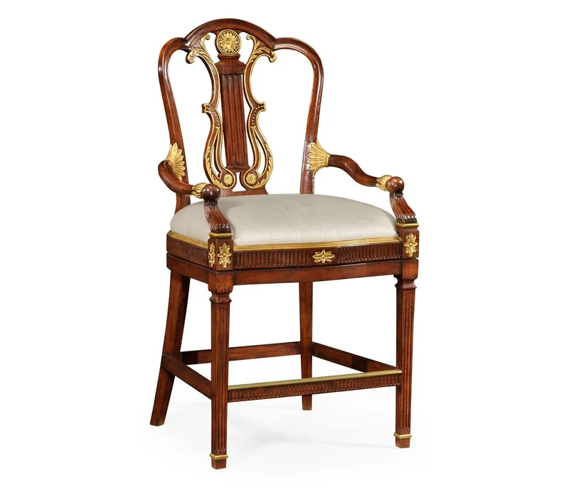 Counter Chair Neoclassical in Mazo
