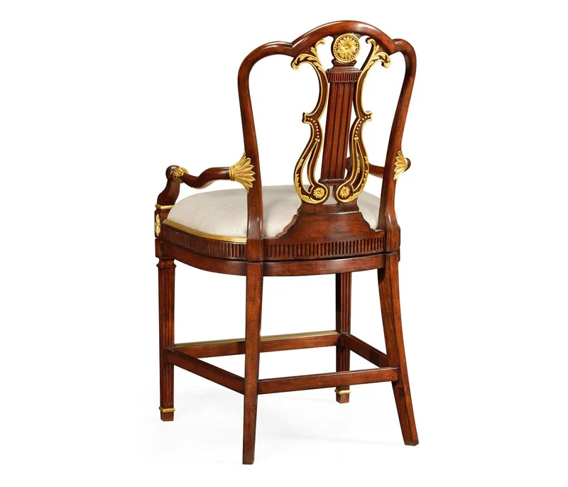 Counter Chair Neoclassical in Mazo