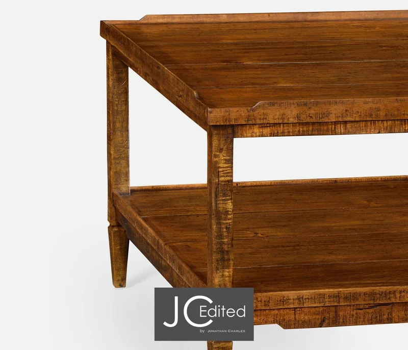 Coffee Table Rustic in Country Walnut