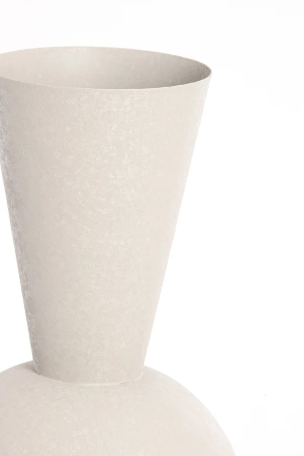 Vase deco 30x75 cm CHEDI matt light grey