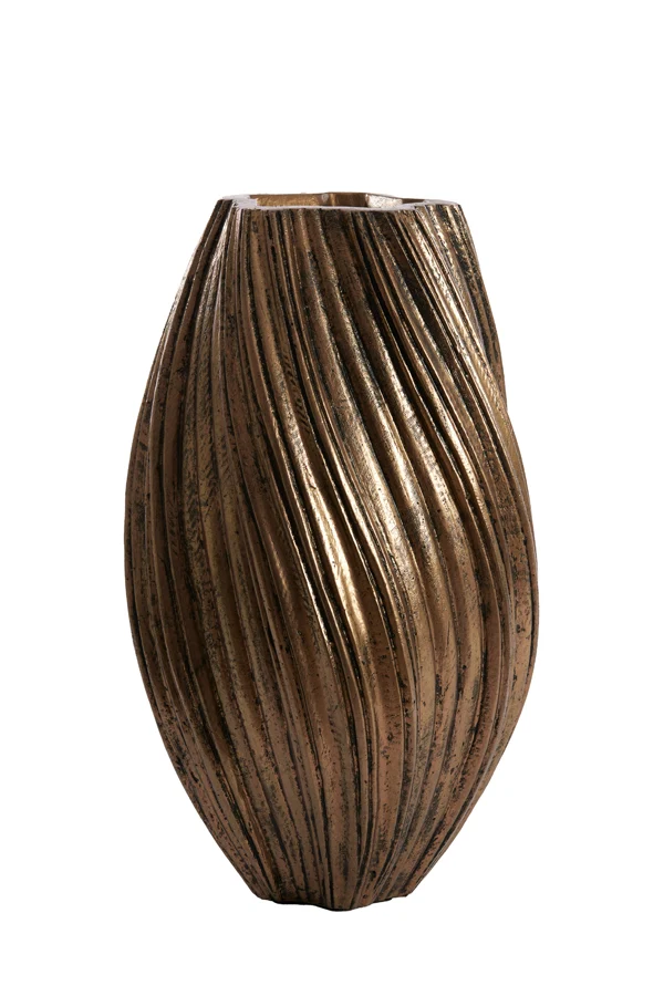 Vase deco 30x52 cm YATUNG antique bronze