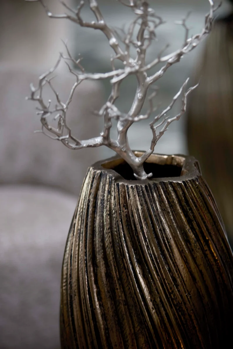 Vase deco 30x52 cm YATUNG antique bronze