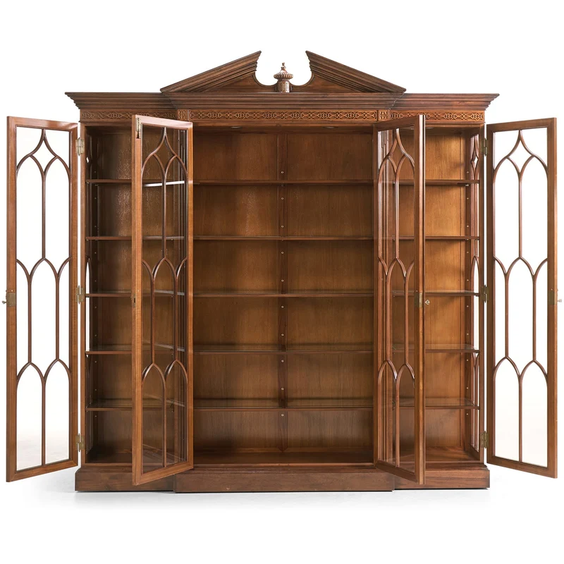 George II Triple Breakfront China Display Cabinet