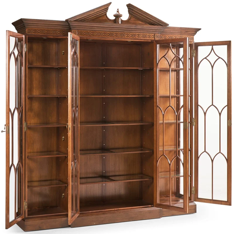 George II Triple Breakfront China Display Cabinet
