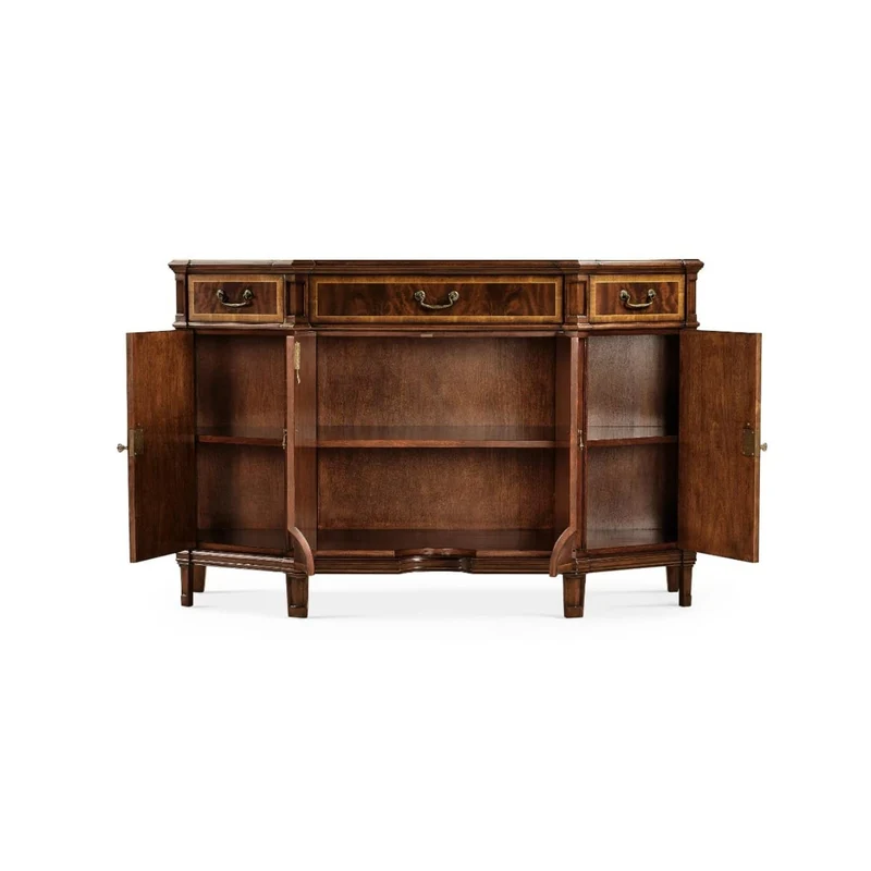 Starburst Mahogany Side Cabinet