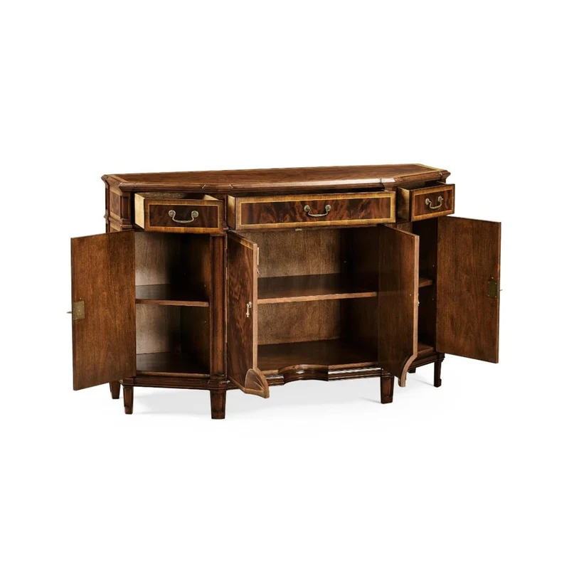 Starburst Mahogany Side Cabinet