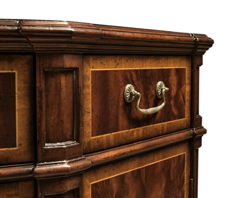 Starburst Mahogany Side Cabinet