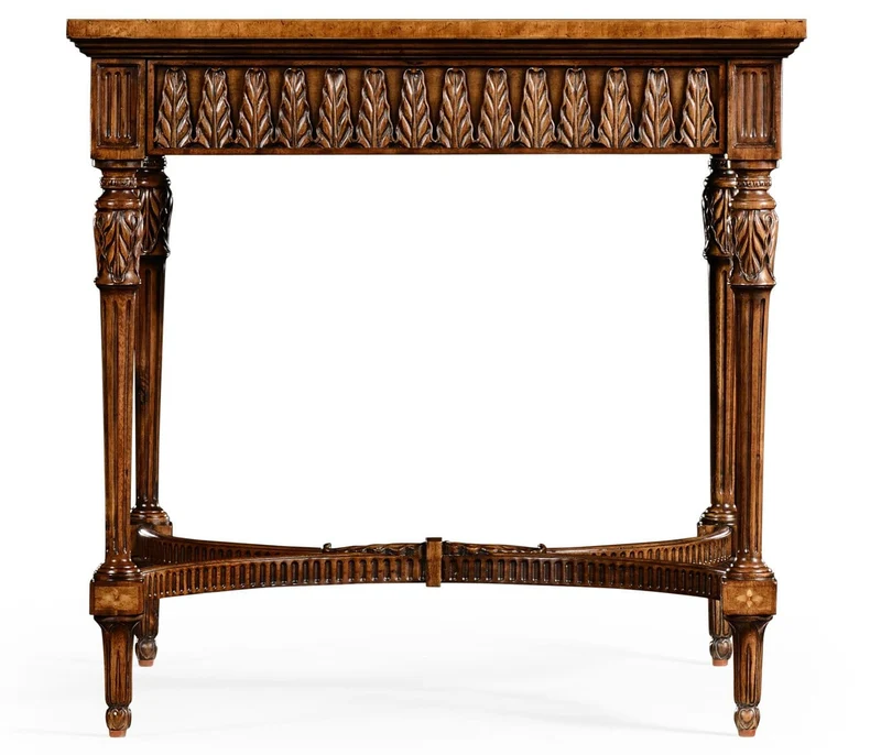 Square Side Table Napoleon with Fine Inlay