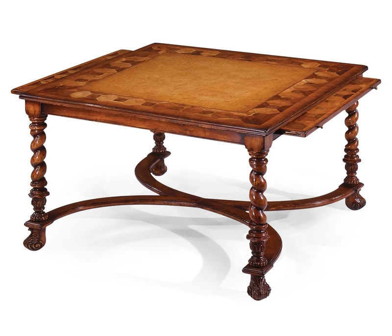 Coffee Table Oyster with Pull Out Sides