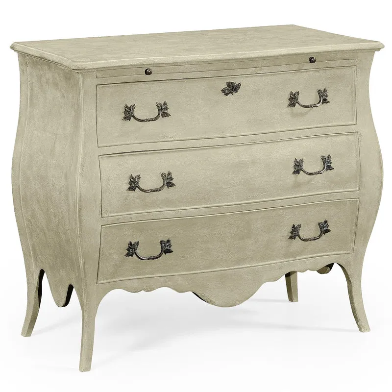Chest of Drawers Bombe in Grey