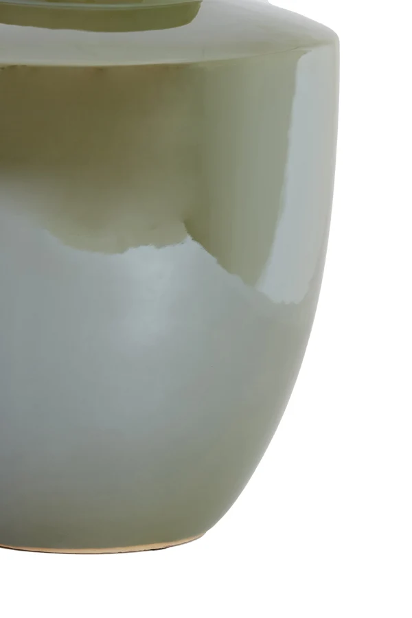 Vase deco 30x32 cm TALEA ceramics oil light green