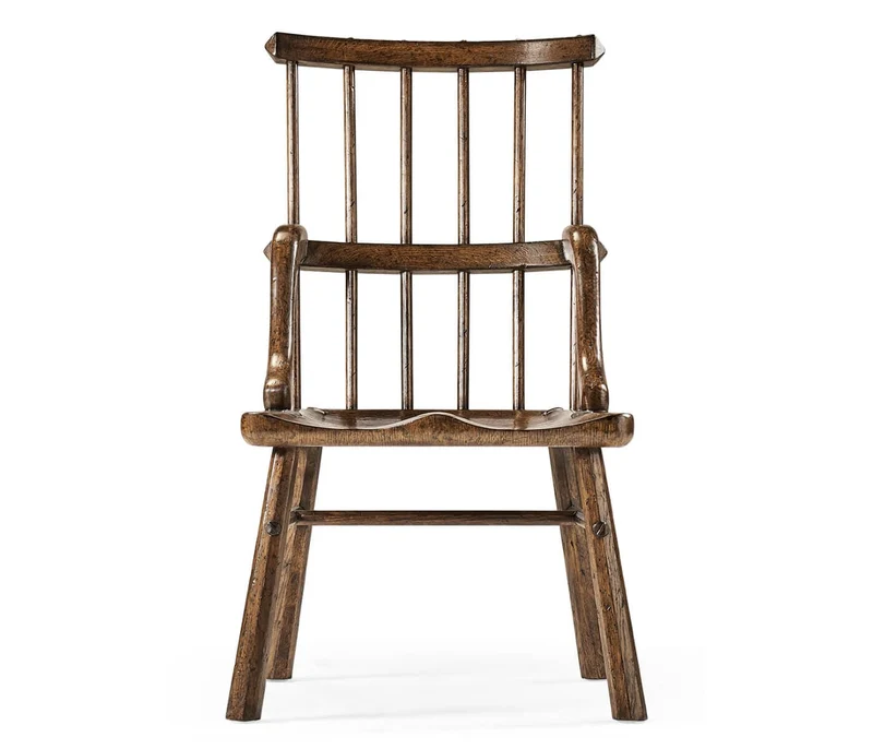 Forest Rustic Tudor Oak Dining Chair