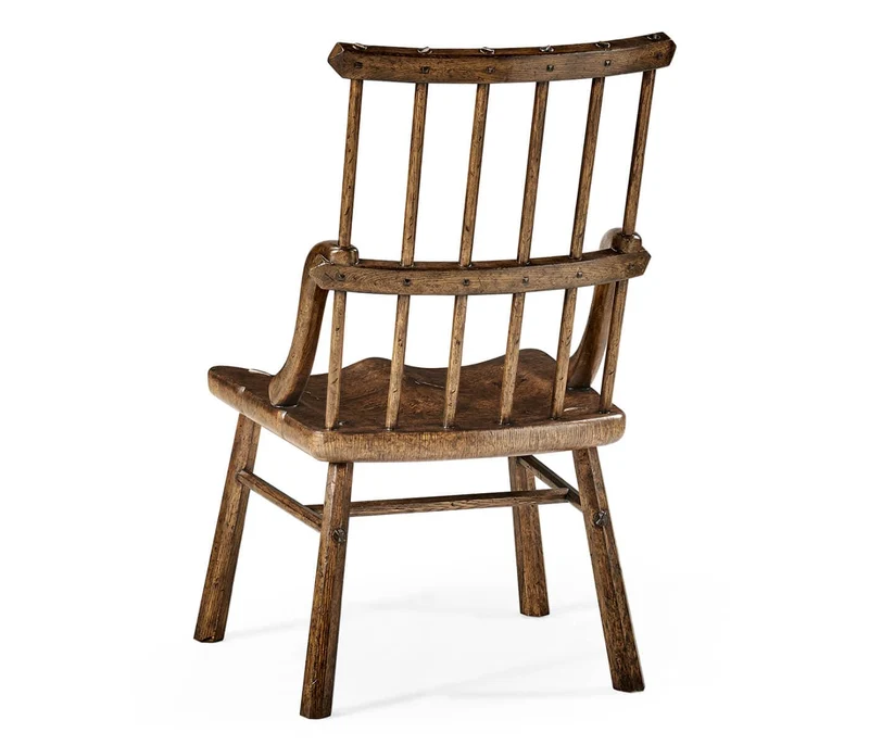 Forest Rustic Tudor Oak Dining Chair