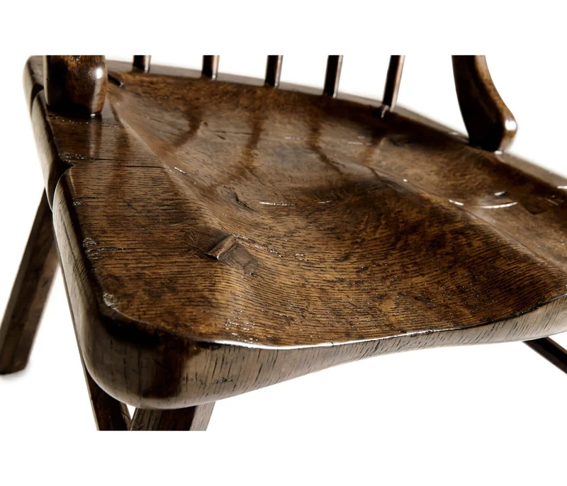 Forest Rustic Tudor Oak Dining Chair