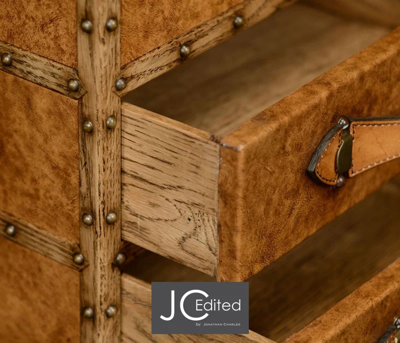 Small Travel Trunk Box with Drawers