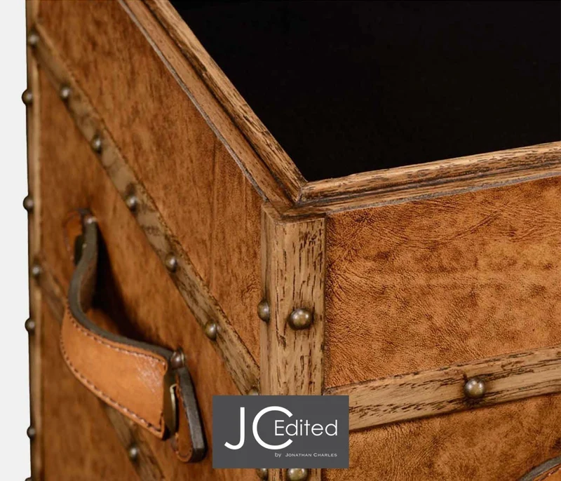 Small Travel Trunk Box with Drawers