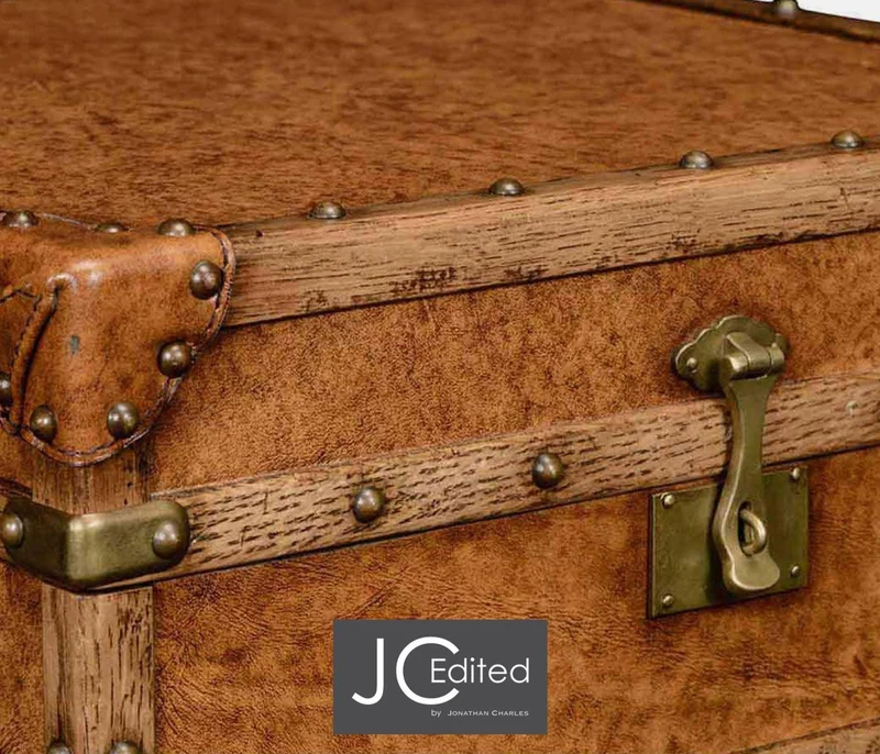 Small Travel Trunk Box with Drawers