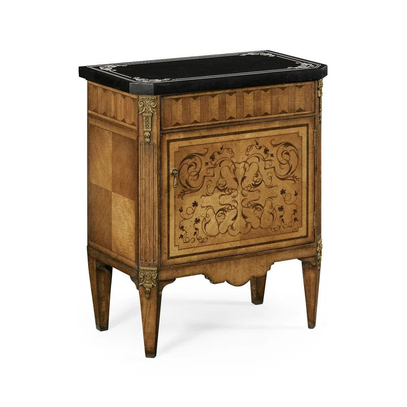 Small Cabinet Palazzo in Black Scagliola