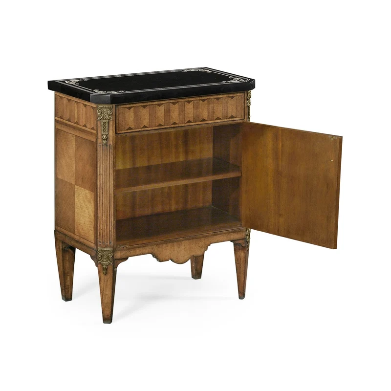 Small Cabinet Palazzo in Black Scagliola