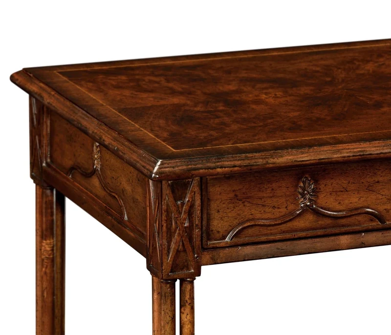 Side Table with Drawer Chippendale Gothic