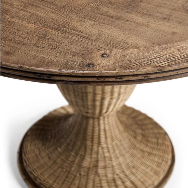 Palm Court Rattan Round Dining Table
