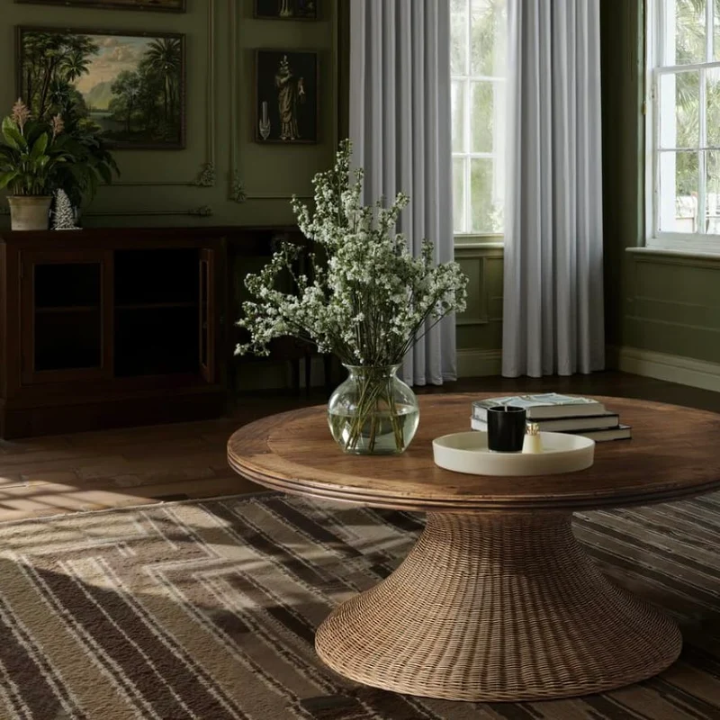 Palm Court Rattan Coffee Table