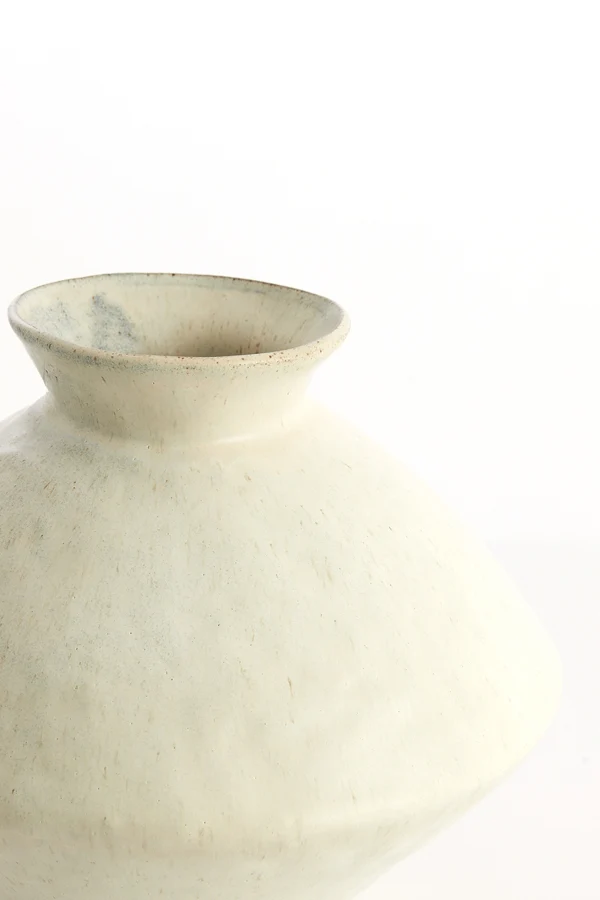 Vase deco 30x23 cm BEATO matt cream-sand