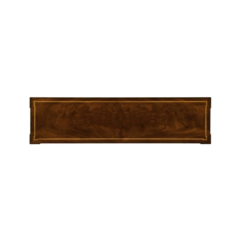 Empire Mahogany Two Drawers Console