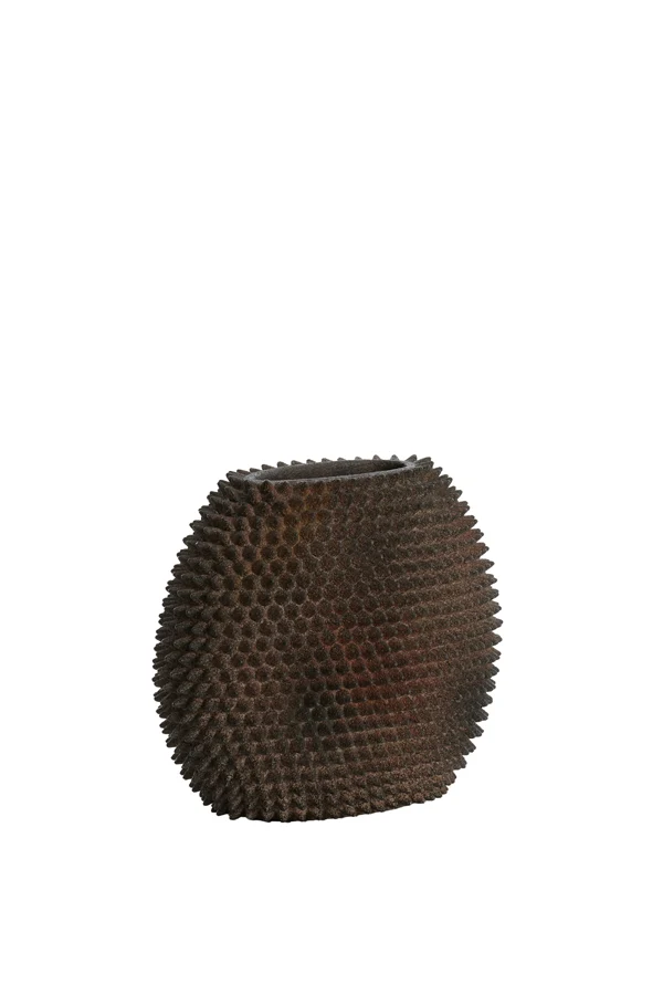 Vase deco 30,5x17x26,5 cm CALDRAS brown