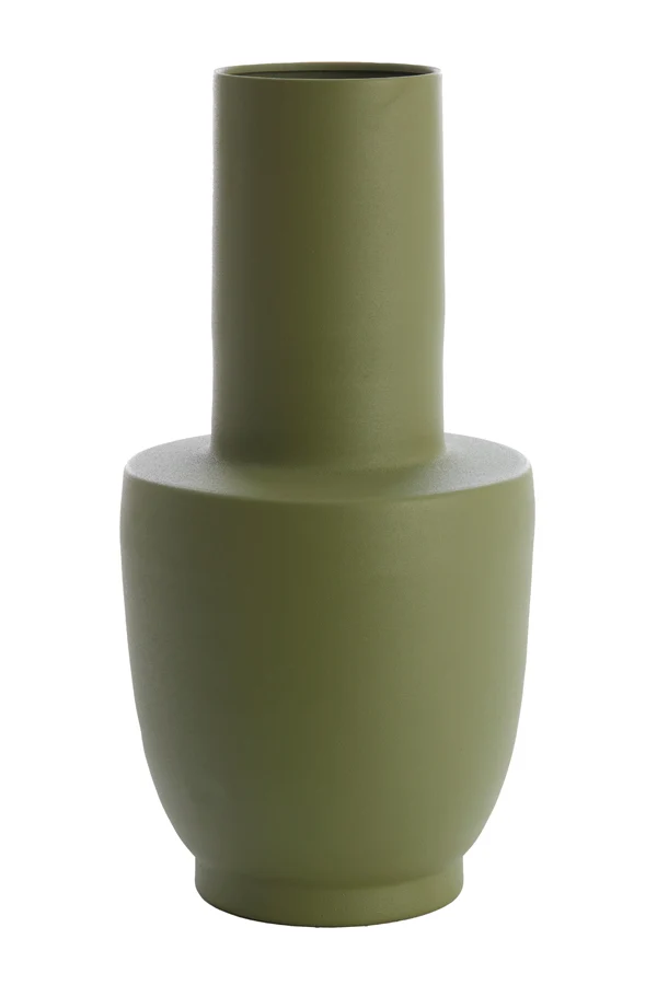 Vase deco 29x55 cm DATUH olive green