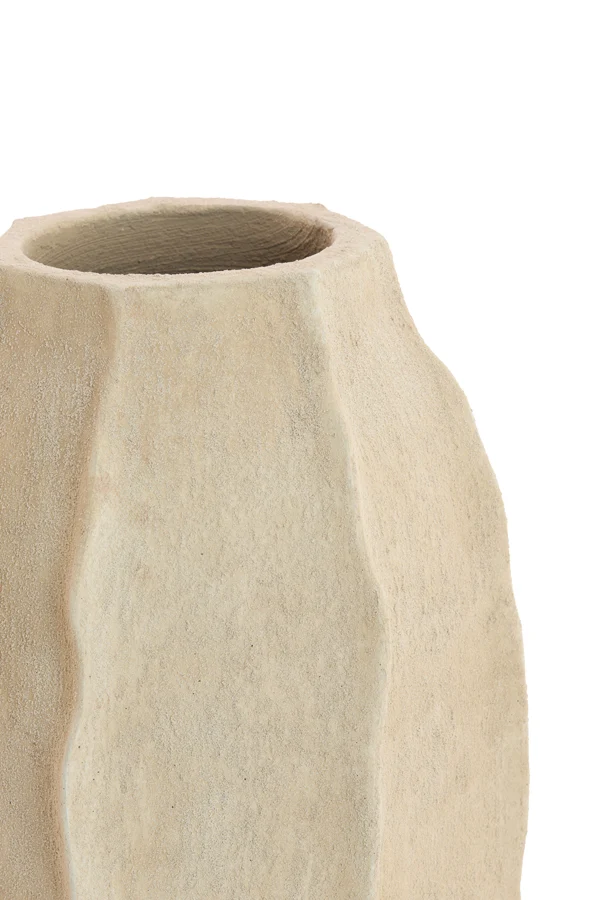 Vase deco 29x42 cm SAPHIRA matt sand
