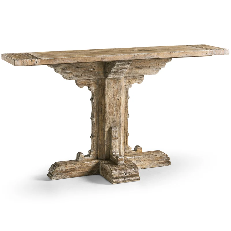 Caldera Pedestal-Base Console Table