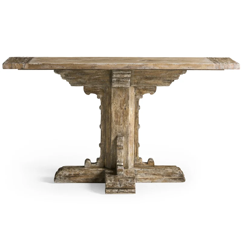 Caldera Pedestal-Base Console Table