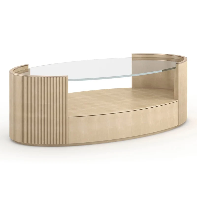 Love Oval Coffee Table in Oracle