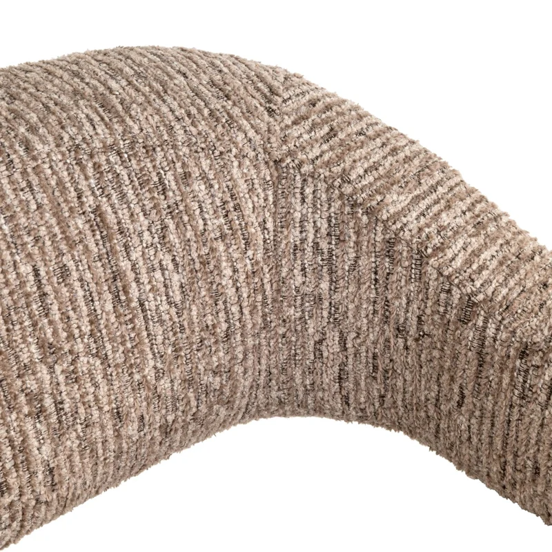 Dining chair Mori mocca linear fire retardant