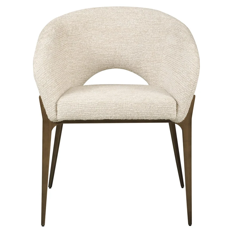 Dining chair Kenzi natural linear fire retardant