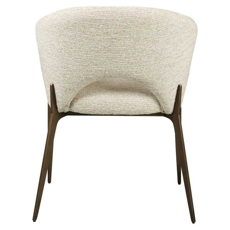 Dining chair Kenzi natural linear fire retardant