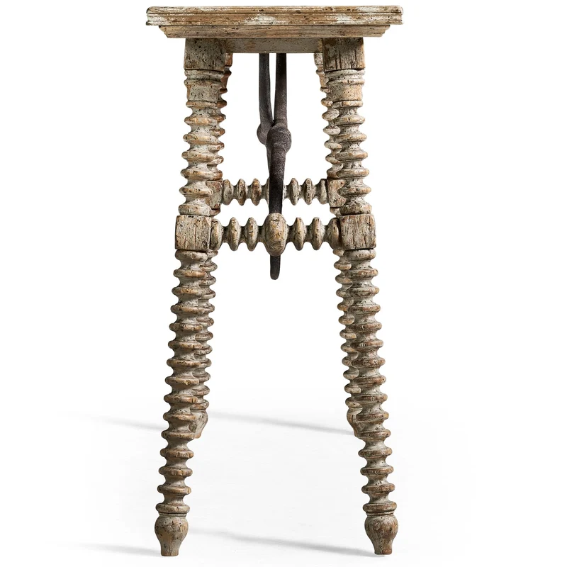 Caldera Console Table with Turned Legs