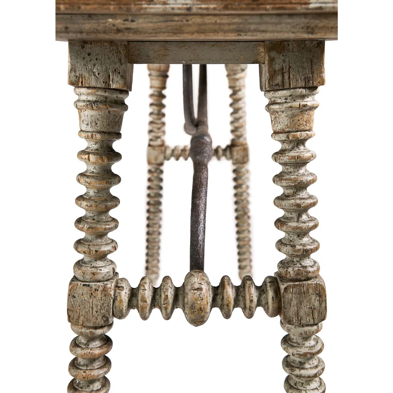 Caldera Console Table with Turned Legs