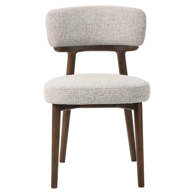 Dining chair Basker natural fancy fire retardant (Set of 2)