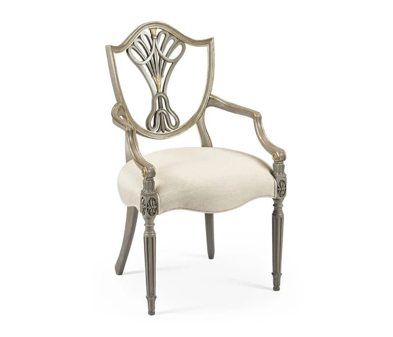 Buckingham Shield Back Arm Chair