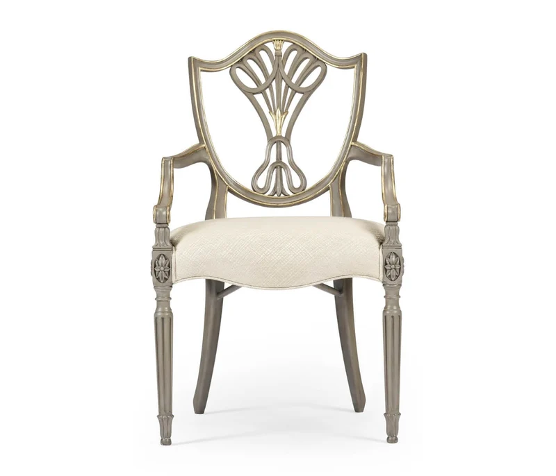 Buckingham Shield Back Arm Chair