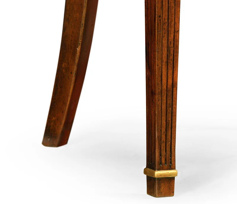 Buckingham Gilded Lyre Back Side Chair in Antwerp