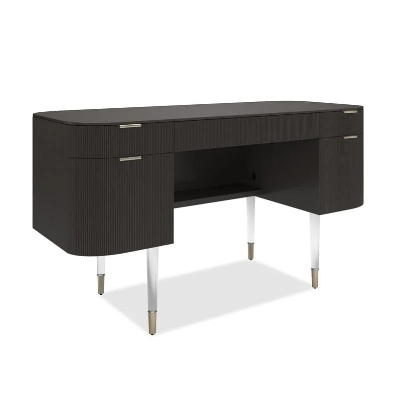 Lady Love Desk / Dressing Table in Dark Chocolate