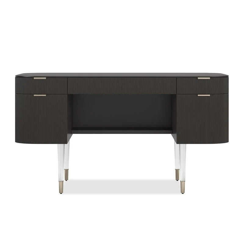 Lady Love Desk / Dressing Table in Dark Chocolate
