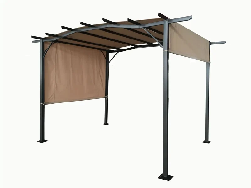 San Remo Pergola Gazebo - Mocha